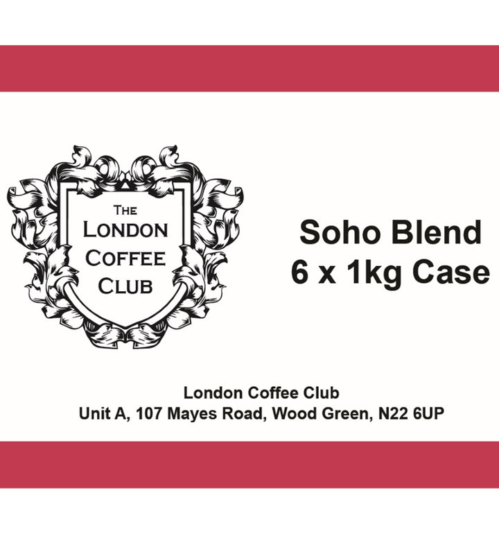 LCC Soho Blend 6kg Case Wholebeans